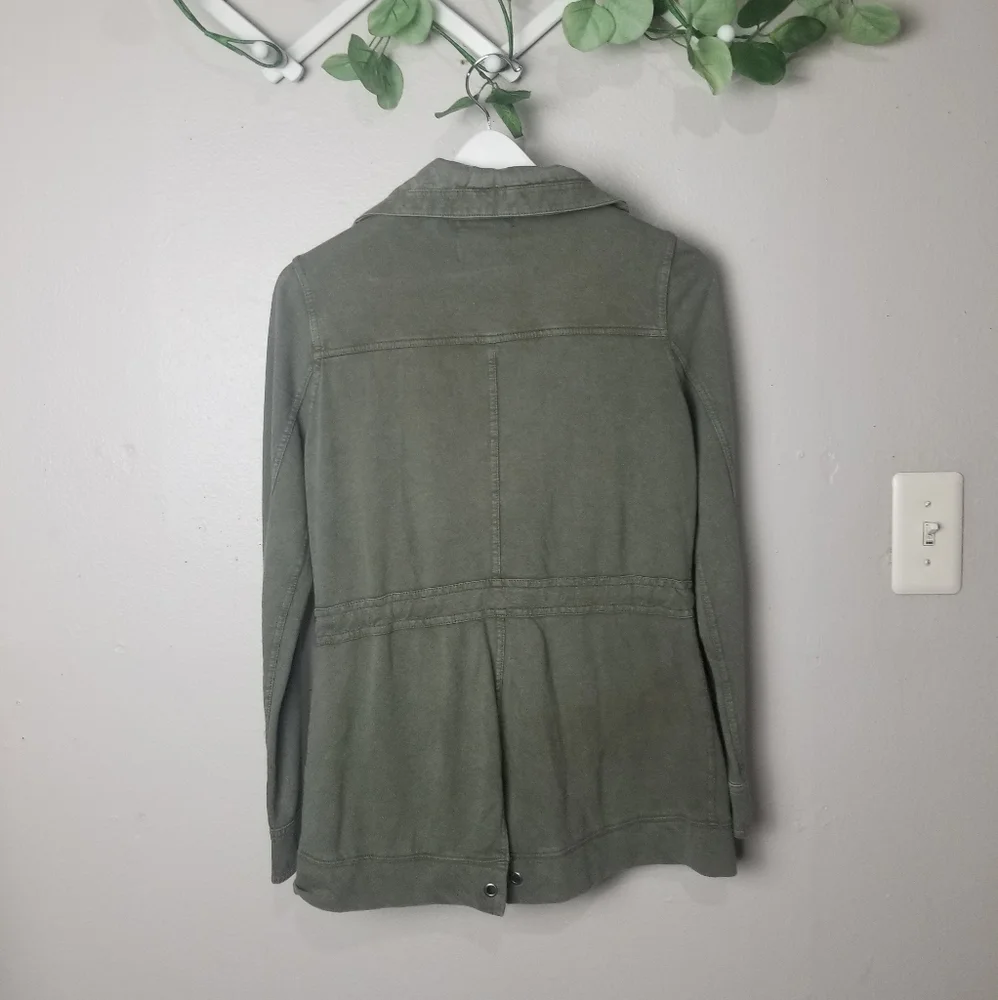 Lucky Brand  knitted cargo style jacket si…